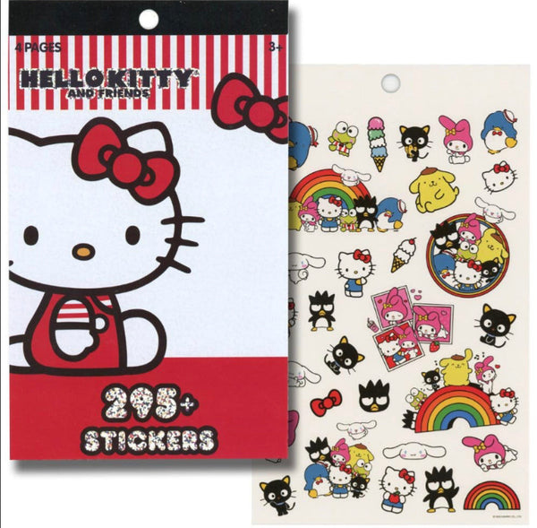 Hello Kitty 4 Sheet Foil Cover Sticker Book