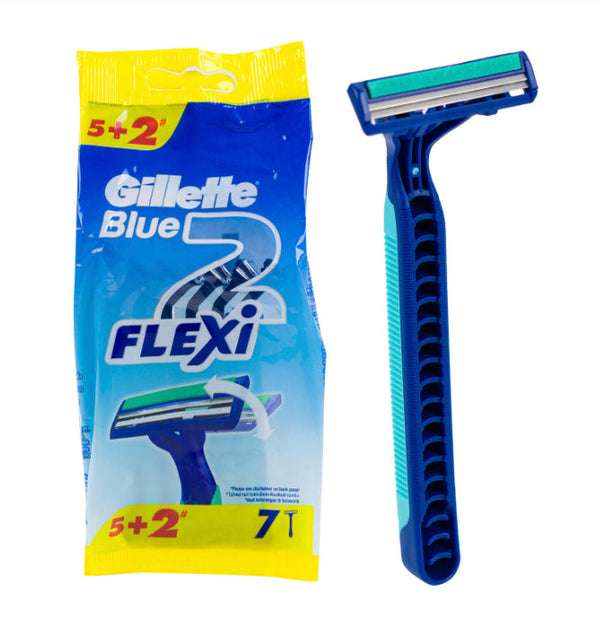 Gillette Blue2 Flexi Razor Blade 5+2