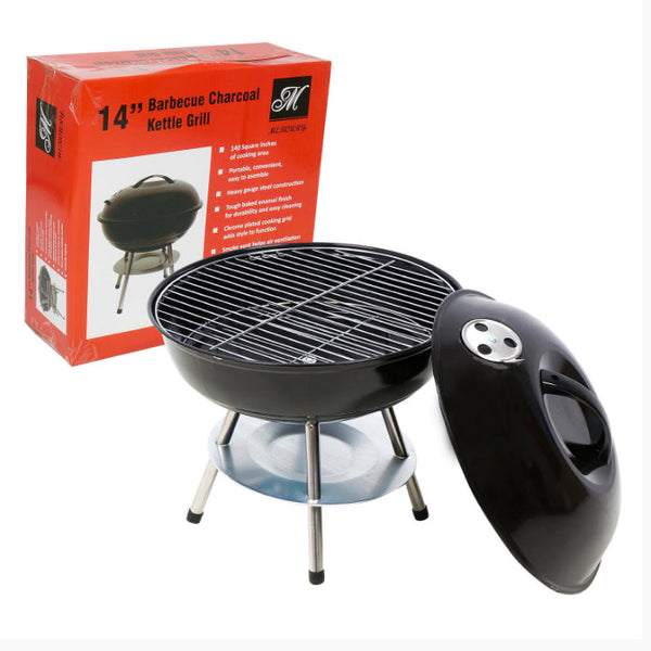 Portable BBQ Charcoal Grill 14"