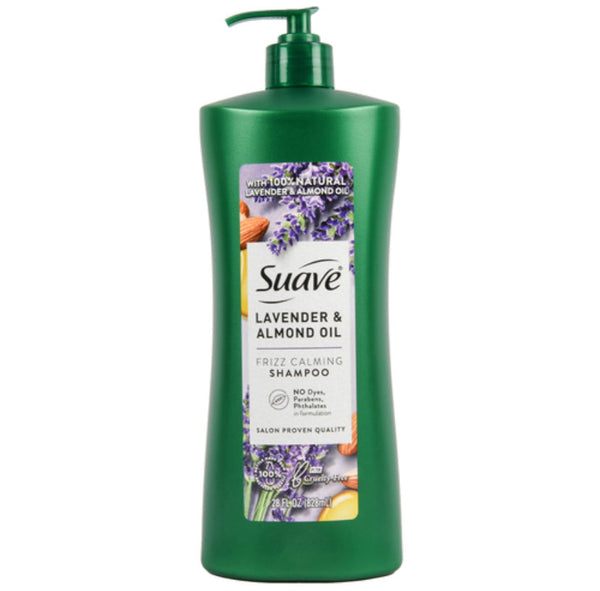 SUAVE Frizz Control Shampoo Lavender & Almond Oil 28oz