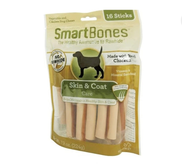 SmartBones Skin & Coat Care Dog Treat