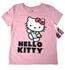 Sanrio Hello Kitty Logo Girl T-Shirt Size 8/10 - Pink