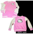 Sanrio Hello Kitty Letterman Cotton Jacket Pink/White Size 4